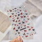 1Pcs Chibi Character Susuwatari Eggette Cute Anime Cartoon Nail Stickers Kawii Nail Art Weeb Cartoon Relief Self Adhesive Decal