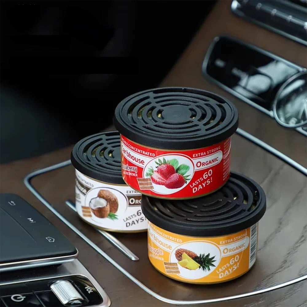 Car Air Freshener Bubble Gum Scent Organic Cans Odor Eliminator Essential Long-Lasting Strong Fragrance For Auto Home Closet