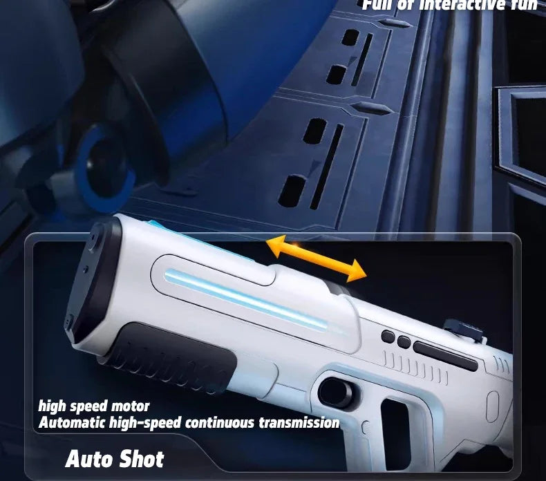 2025 NEW Pulse Electric Water Gun Toy With Fire Spray,Fully Automatic Summer Adult Beach Pool Battle Shooting Water Spray Toy