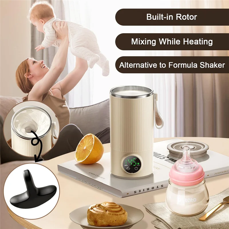 Efficient-Portable Bottle Warmer Portable Bottle Warmer For Travel Mixer For Breastmilk & Formula