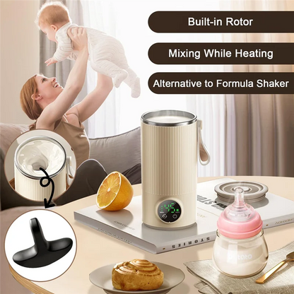 Efficient-Portable Bottle Warmer Portable Bottle Warmer For Travel Mixer For Breastmilk & Formula