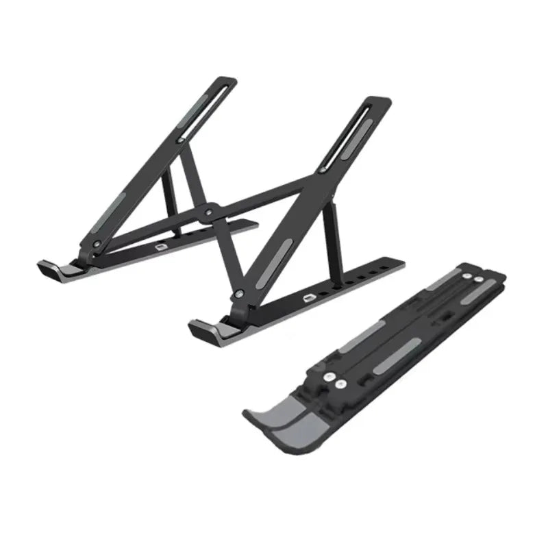 Foldable Portable Laptop Stand Adjustable Computer Monitor Holder for MacBook iPad Air Tablet Notebook Base Desk Mount