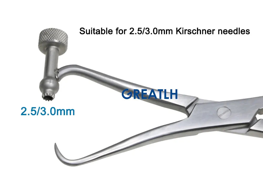 GREATLH Orthopedic Bone Reduction Forceps with Drill Guide Autoclavable Orthopedic Veterinary Instruments Stainless Steel