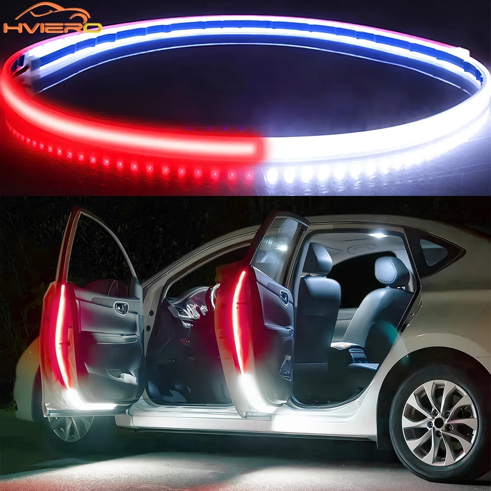 Car Door Opening Warning Flash Led Welcome Light Parking Safety auto Strobe Signal Lamp Waterproof Auto Decorative Ambient Bulb