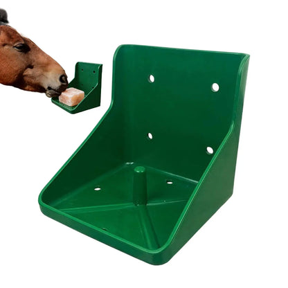 Cattle Sheep Horse Lick Brick Container Salt Block Holder Mineral Container Livestock Salt Block Holder Goat Mineral Block Tray