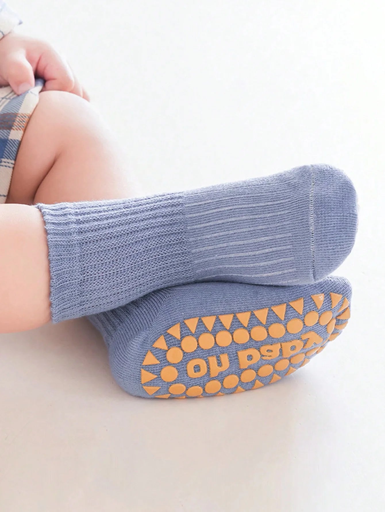 6 Pairs of Baby Floor Socks, Newborn Non-Slip Dotted Indoor Soft All-Season Baby Loose-Top Socks for Boys and Children