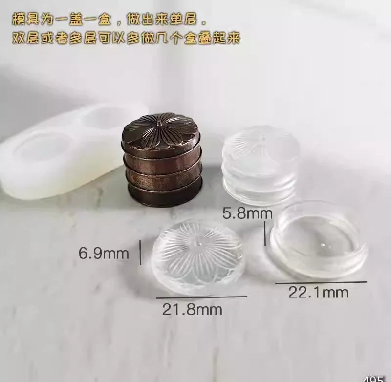 Miniature Food Play Mini Vintage Plate Fruit Plate Dinner Plate Doll House Mini Baking Baking Pan Organizer Jar Silicone Mold