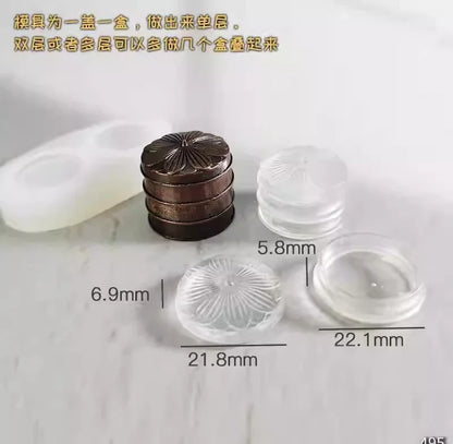 Miniature Food Play Mini Vintage Plate Fruit Plate Dinner Plate Doll House Mini Baking Baking Pan Organizer Jar Silicone Mold