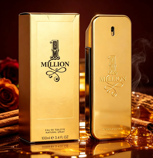 Paco Rabanne Rabanne „1 Million“ tualetinis vanduo vyrams – prabangus dizainerių kūrinys iš Prancūzijos, išliekantis 10–12 valandų. Jame susipina citrusų, cinamono ir ambros natos. Prabangus vyriškas purškiamas kvapas.