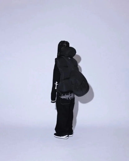 2025 New Prints Jeans Men Streetwear Baggy Wide Leg Jeans Korean Fashion Drapes Straight Casual Loose Denim Cargo Pants