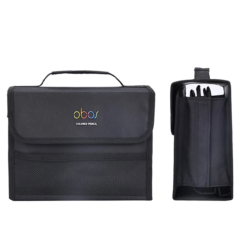 48/72/120/150/200 Holes Colored Lead Pencils Storage Bag Large Capacity Case Box Holder School Supplies Stationery Student