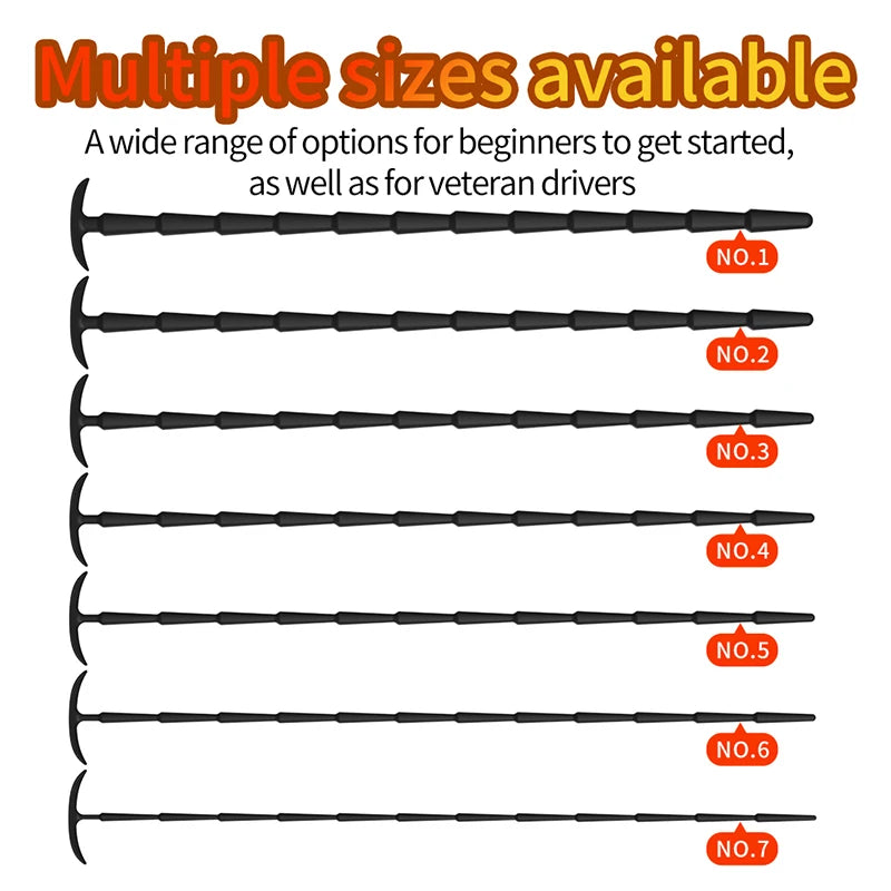 Male Long Urethral Plug Multi Purpose Urethral Tube Silicone Stepwise Horse Eye Urethral Rod Urethral Stimulate Expander Sex Toy