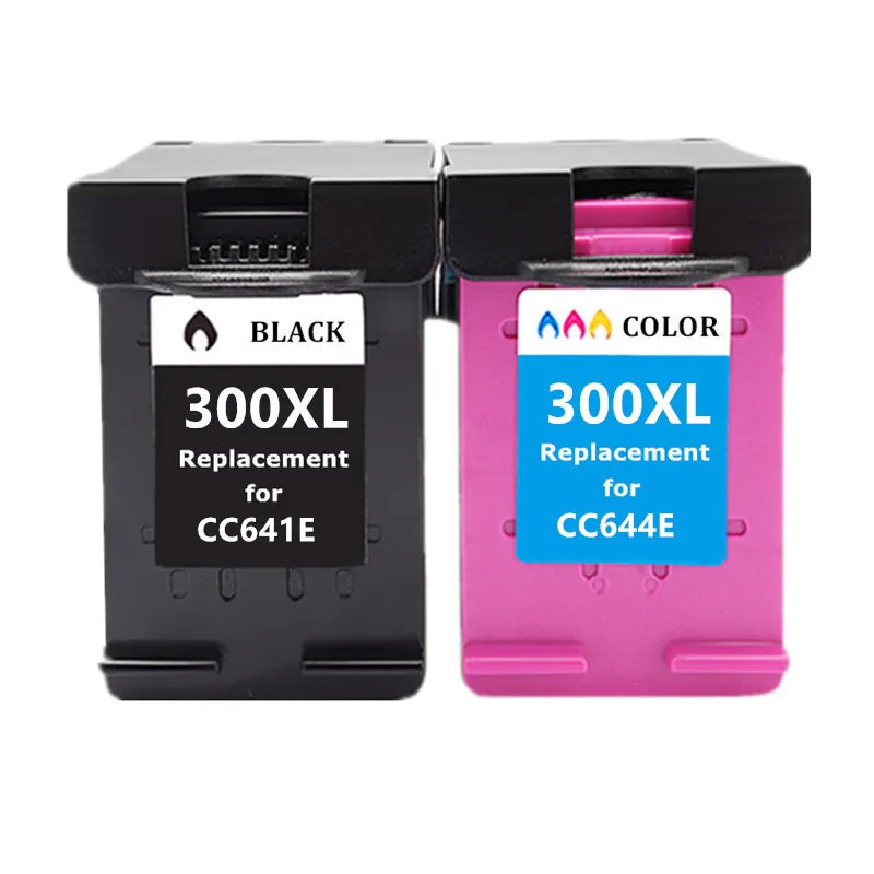 Replacement 300XL Ink Cartridges for HP 300 for HP300 XL Deskjet F4280 F4580 D2560 D2660 D5560 Envy 100 110 120 Photosmart C4680