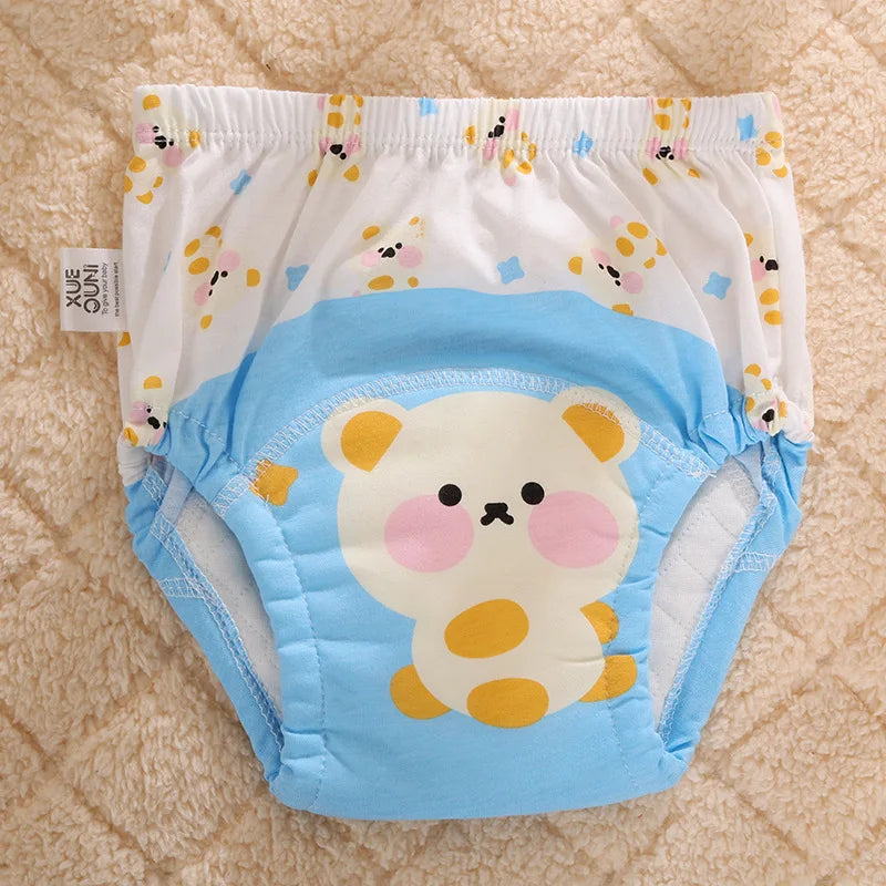 Baby Waterproof Diapers Pee Shorts Underwears Reusable Soft Ecological Cotton Toddler Potty Training Pants For Boys Girls
