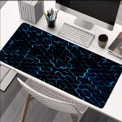 Large Gaming Mousepads Mouse Pad Computer Mousepad Geometric Mouse Mat 90x40cm Desk Pads For PC Keyboard Mats Table Rug