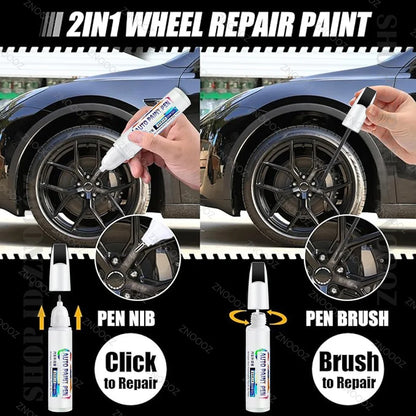For LEXUS RX 450H+ Touch Up Paint Wheel Repair Kit Wheel Scratch Repair Rim Paint For Car Wheel Repair Grey Silver Black
