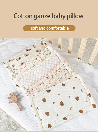 Napping for Newborn Sweat Absorption Breathable Cotton Baby 0-6 Months Universal Pillow