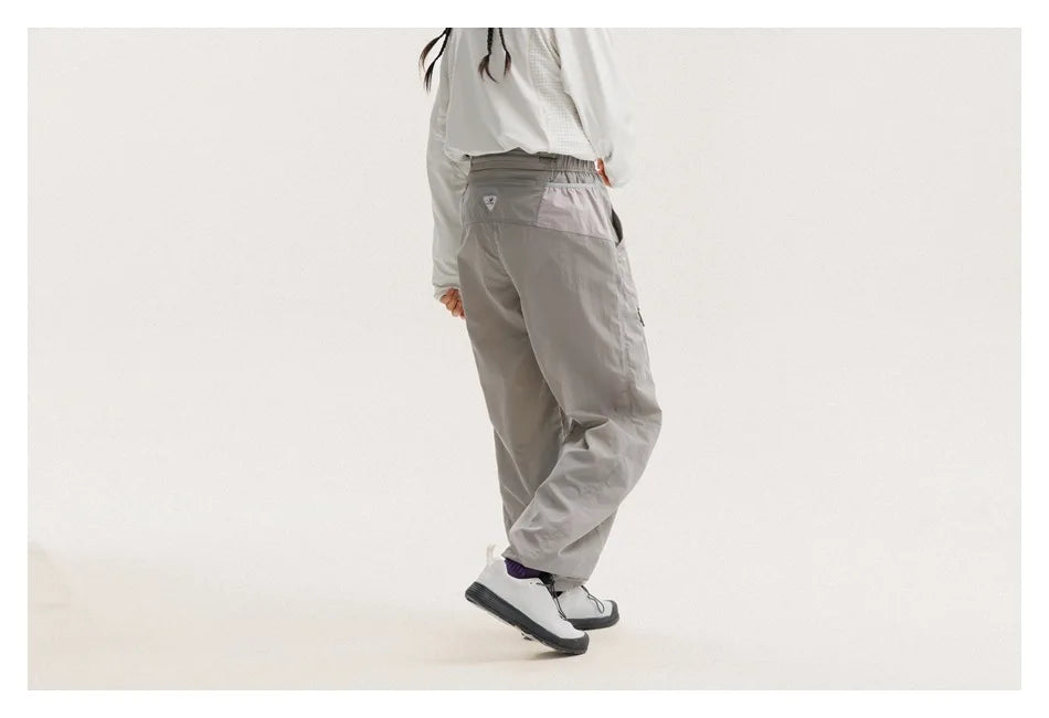 Outdoor Sports Casual Track Pants Men Women Lightweight Hiking Breathable Waterproof Quick Dry Loose Techwear Cargo Pant Trouser