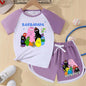 barbapapa Children's Suit for Girls Children's Clothing Girl Child Tracksuit Pajamas Kids Football Kits Korean Popular Clothes