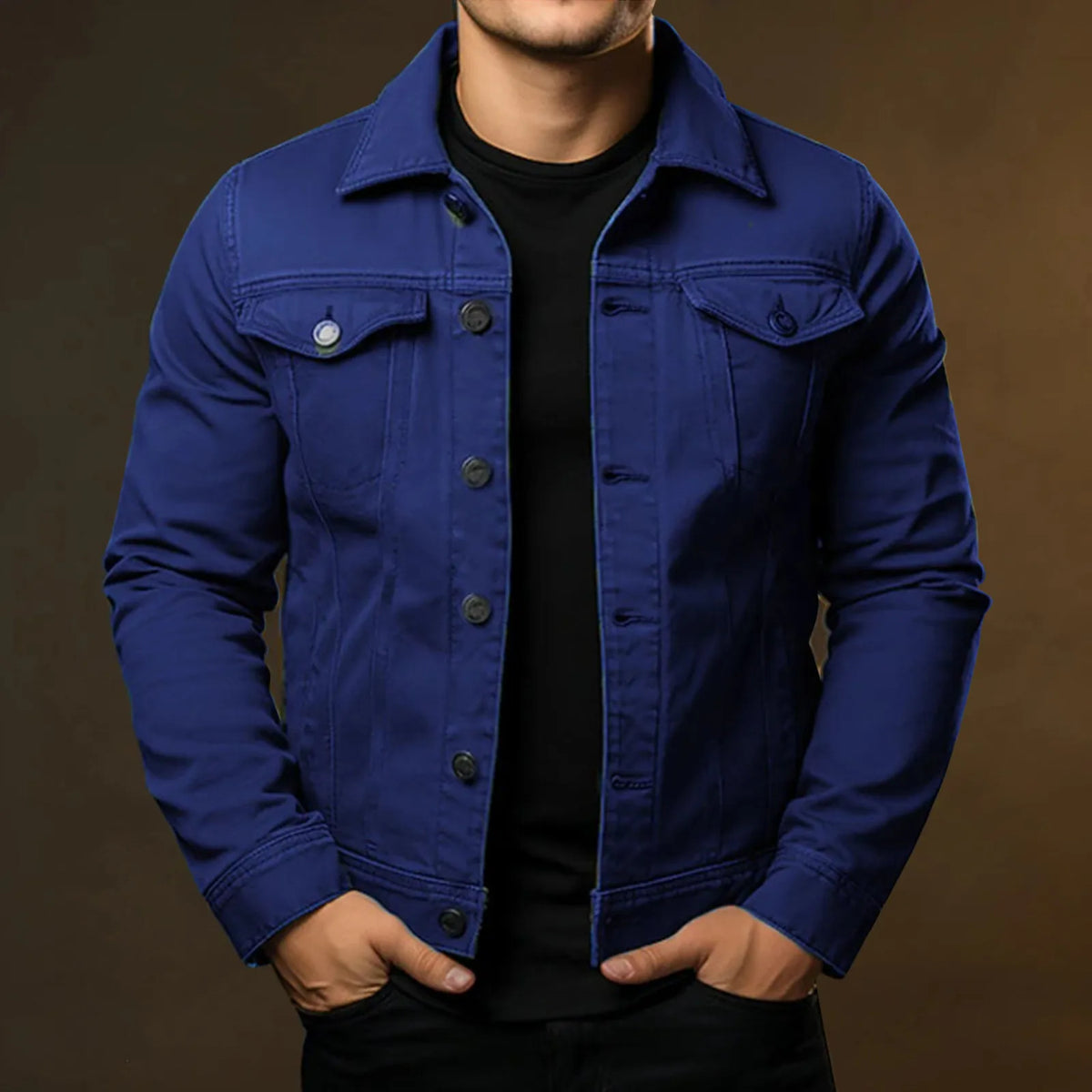 Men'S Casual Fashionable Outerwear Jacket Mens Medium Long Cotton Jacket Men'S Jackets Casual Daily Wear Jacket Ropa De Hombre