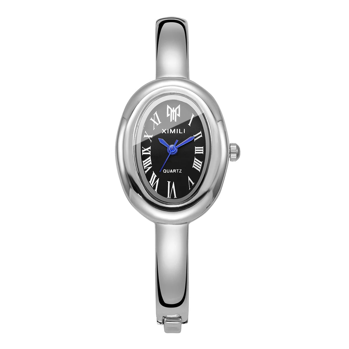 Elegant Oval Roma Dial Women Quartz Watch Fashion Bracelet Strap Ladies Wristwatch Reloj Mujer Girls Clock Gift