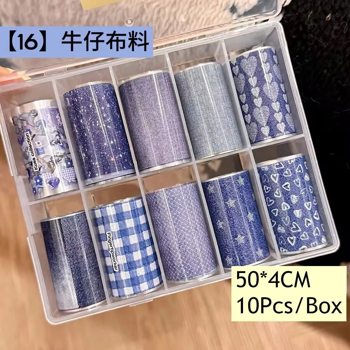 10Rolls Lacce Flower  Nail Foils Transfer Paper  Nail Art Stickers  Manicure Set Decal  Nails Decoration
