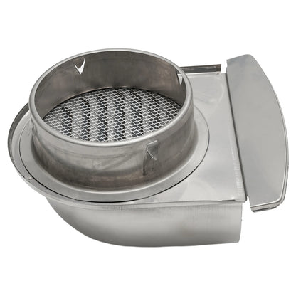 Wall Air Vent Outlet Stainless Steel Metal Cover Ducting Ventilation Exhaust Grille Cover Heating Cooling Vents Cap 100mm 150mm