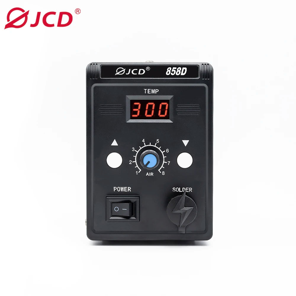 JCD Hot Air Gun 858D 700W BGA Rework Solder Station Soldering Heat Air Gun Station 220V / 110V For SMD SMT Welding Repair Tools