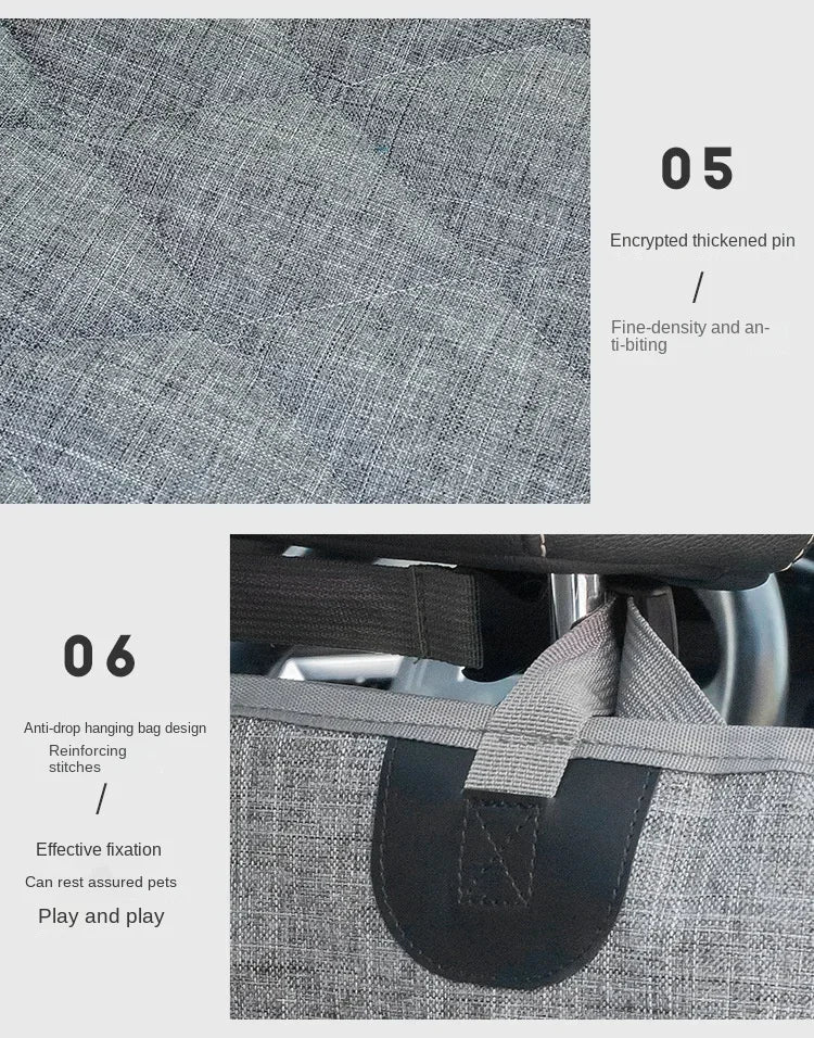 Universal Dog Car Seat Cover Waterproof Pet Car Seat Back Row Dog Pad Hammock Vehicle Rear Cover Cushion for Dogs Safety Pad