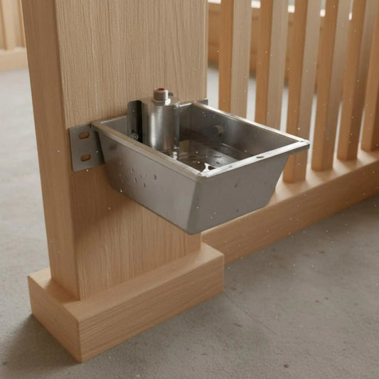 Livestock Drinking Vessel Automatic Water Bowl Float Valve Stainless Trough for Chicken Horses Goats Sheep Cattle Farming
