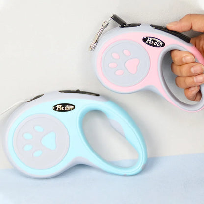 3M/5M Automatic Retractable Dog Leash ABS and Nylon Material Anti-Slip Handle for Puppy Small Medium Dogs Cat Outdoor Walking