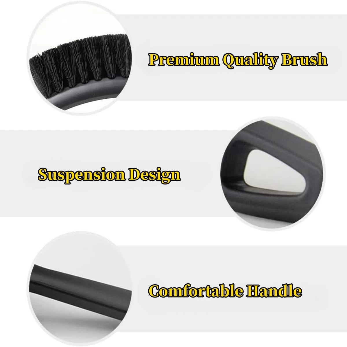 6Pcs Car Wash Care Detailing Brush Set For Cleaning Wheels Dashboards Vents And More Car Cleaning Brushes Car Accessories