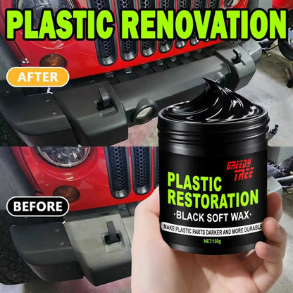 Ultimate Car Plastic and Trim Restorer – Back to Black Restores Faded Trim, UV Protection, Long-Lasting Ceramic Coating, Non-Gr