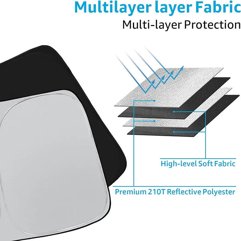 For Audi A6 A7 A8 Q3 A5 A7 A8 Car Windshield Sunshade Cover Front Window Sun Shade Visor Auto Interior UV Protection