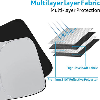 For Audi A6 A7 A8 Q3 A5 A7 A8 Car Windshield Sunshade Cover Front Window Sun Shade Visor Auto Interior UV Protection