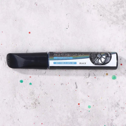 3Pcs/Black Wheel Scratch Repair Paint Marker Touch Up Pen for Car Alloy Rims Metal Surface Chip Mark Cleaner Tool