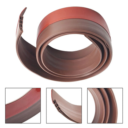 1M Waterproof Seal Strip Windbreak Stopper Door Bottom Guard Door Draft Excluder Strip Self Adhesive Tape Bottom Strip
