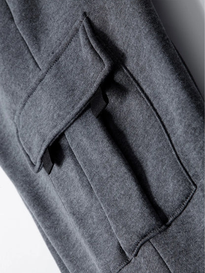Men's Joggers Pants Loose Drawstring Long Pants Men Multi-pocket Sweatpants Casual Cargo Trousers For Men Fitness