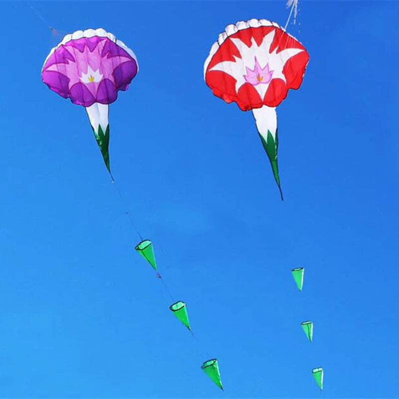 Large kites flying soft kites Morning glory inflatable kites flying toy cerf volant adults kites flying wind kites outdoor games