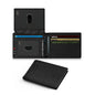 Men's Wallet Ultra Thin Rfid Leather with ID Window Multi Card Carbon Fiber Wallet