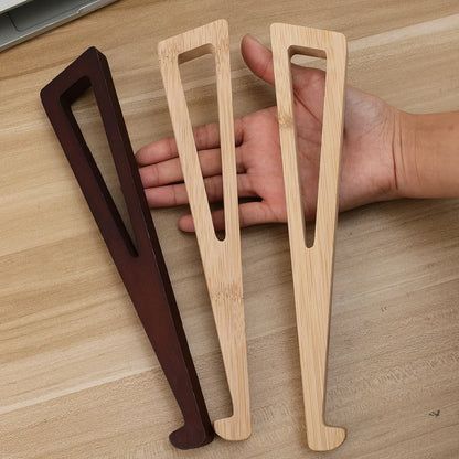 Desktop Non-slip Laptop Wooden Holder Cooling Stand Universal Heat Dissipation Notebook Computer Desk Heighten Bracket Support
