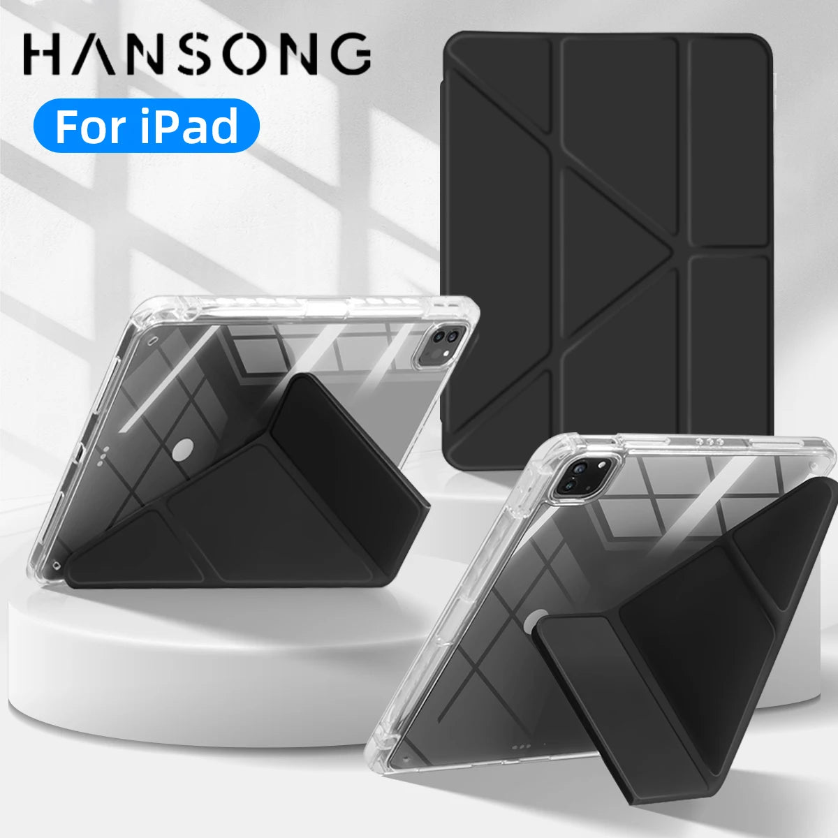 Clear Case For iPad Pro 11 iPad 10.2 7th 8th 9th 10th Gen Cover iPad Air 6 5 4 3 10.2 10.9 13 12.9 M2 M4 Mini 6 7 8.3 Clear Case