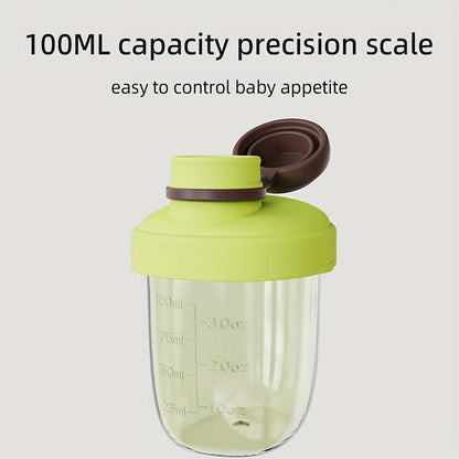 1 Meal 1 Time-New Mini 100ml Portable Travel Milk Powder Container,Baby Formula Dispenser,Storage Box,Perfectfor Outdoor Feeding