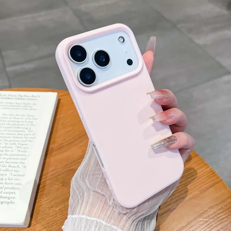Luxury Matte Candy Color Silicone TPU Soft Phone Case for IPhone 17 Air 16 15 14 13 Pro Max 16E Back Cover Colorful Shell Caque