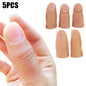 5pcs Finger Magic Tricks Fake Soft Thumb Tip Close Up Stage Show Prop Prank Toy Fake Finger Silicone Finger Prosthetic