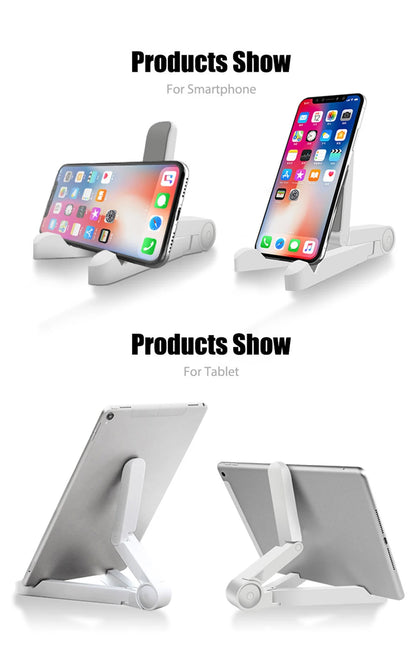 Universal Tablet Holder Portable Foldable Tablet Stand Desktop Mobile Phone Holder For iPhone Xiaomi Huawei Tablet Accessories