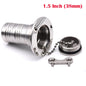 AD New Stainless Steel 316 Deck Filler GAS DIESEL FUEL WASTE WATER 38mm 50mm Mirror Polish Marine Boat Hardware Deck Filler Cap