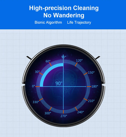 Robot Vacuum Cleaner LIECTROUX N7S-U,Smart Mapping,WiFi App,6KPa,5200MAH ,Brushless Motor,Ideal for Pet Hair