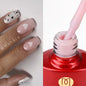 MSHARE Milk Milky White Base Gel Polish Camouflage Color Rubber Base Nail Base Coat 10ml