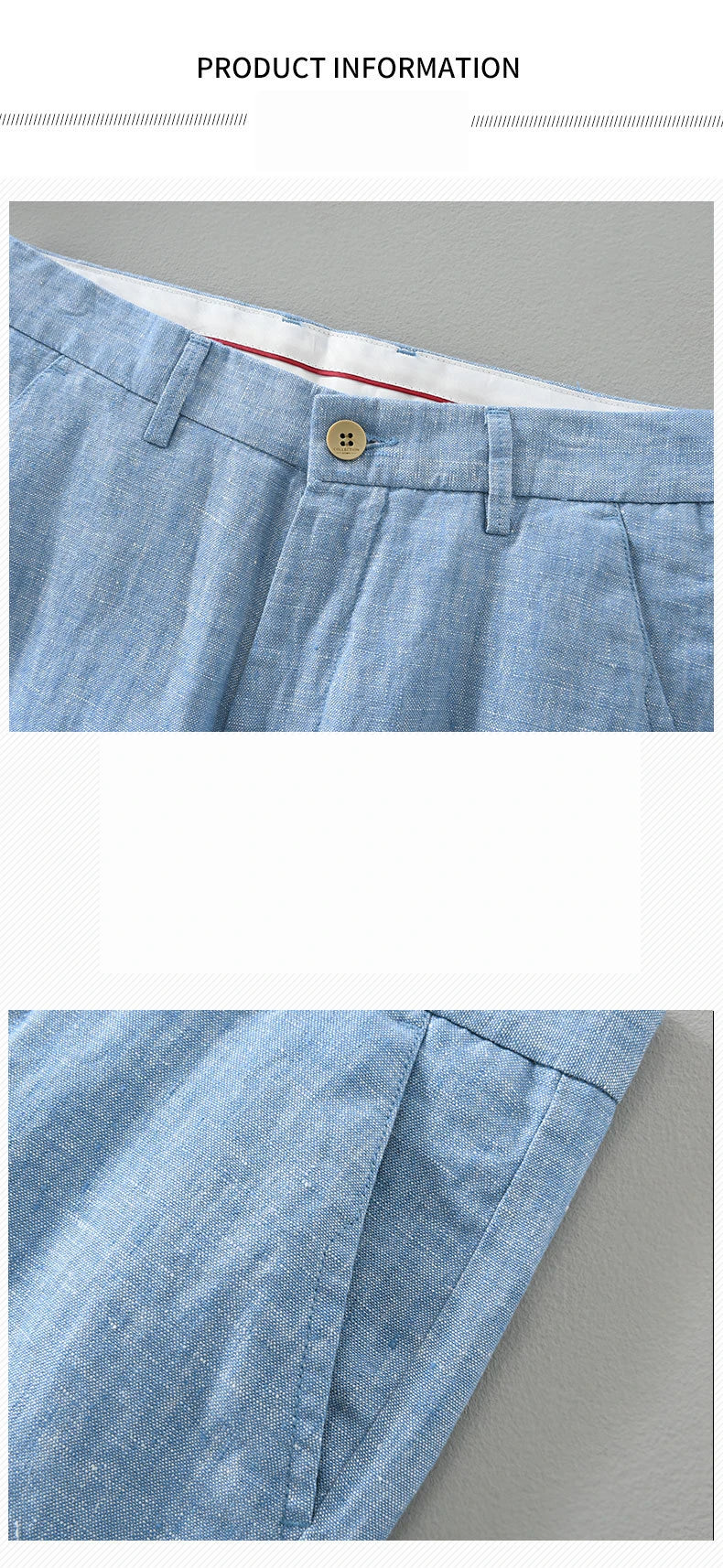 Summer New Pure Linen Casual Slim Pants for Men Clothing Thin Breathable Streetwear Men Trousers EC1335